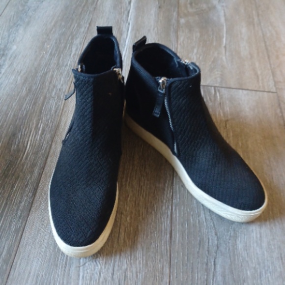 Steve Madden Black Zip Up Platform Sneakers Size 9
#N030 - Picture 6 of 6